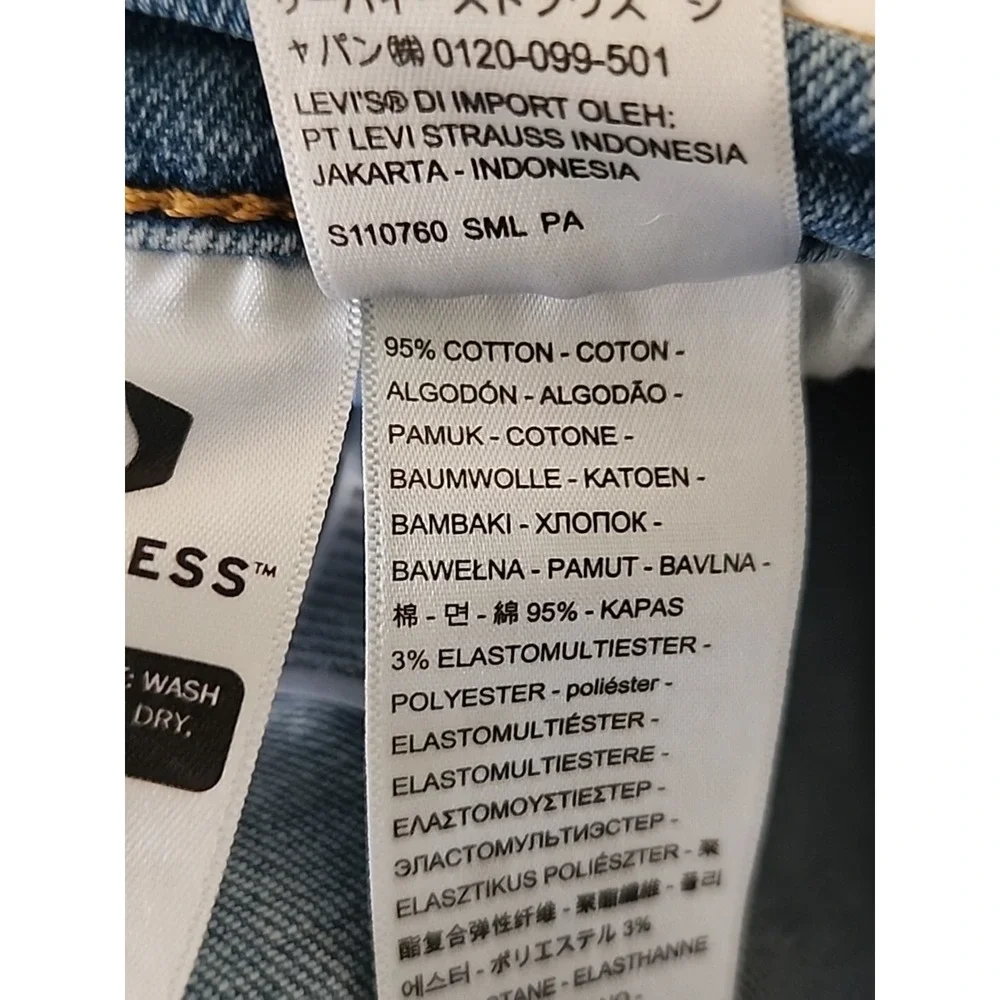 Levi's 505 Jeans 40x30 Mens‎ 38 X 30 Measured Denim Straight Cotton